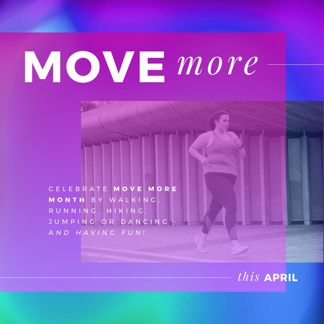 Promotional Move More Month Fitness Motivation