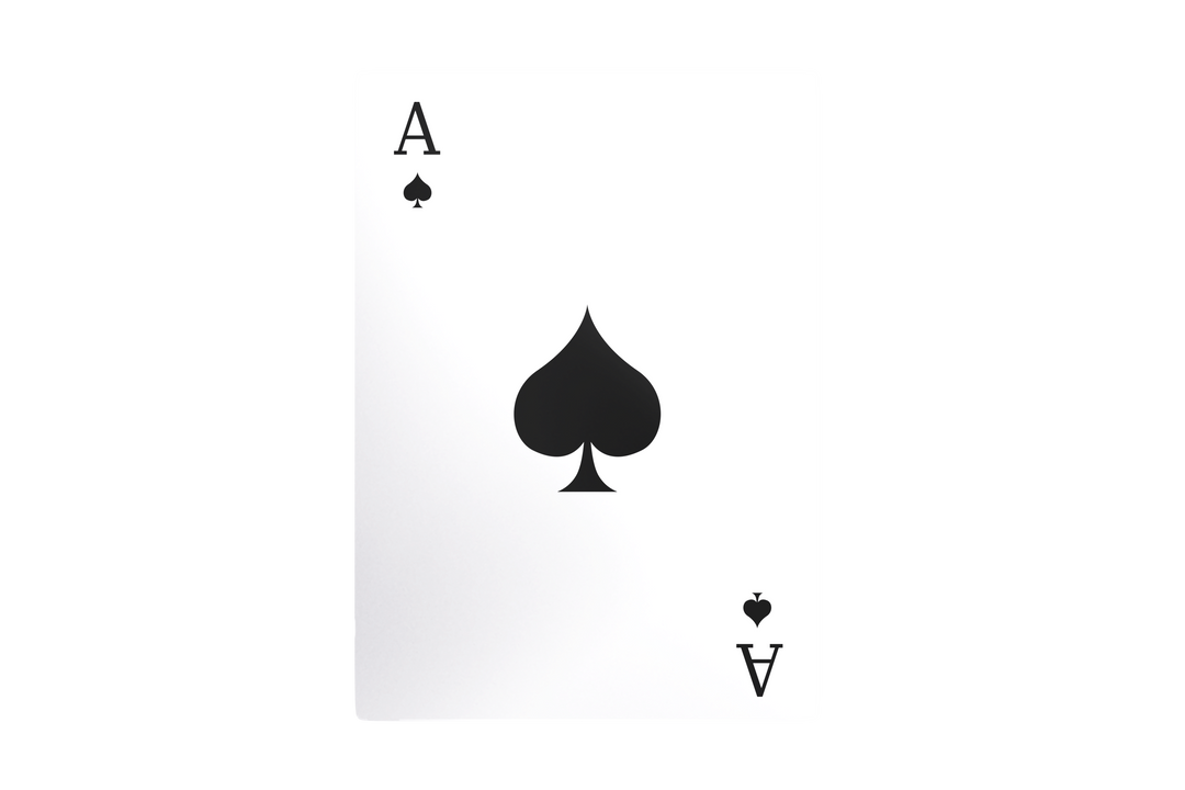 Transparent Ace of Spades from Standard Playing Card Deck - Download Free Stock Images Pikwizard.com