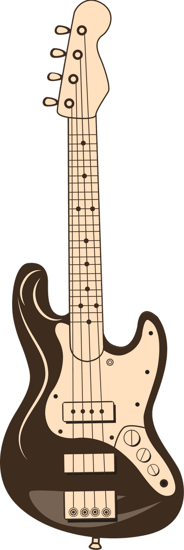 Six-String Electric Guitar Transparent Background Coz Artistic