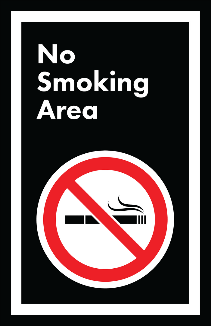 Digital Transparent No Smoking Area Tag Illustration - Download Free Stock Images Pikwizard.com