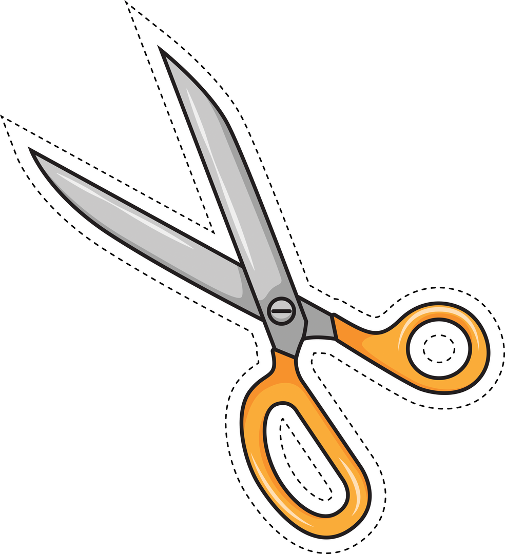 Digital Scissors Illustration Transparent Background - Download Free Stock Images Pikwizard.com