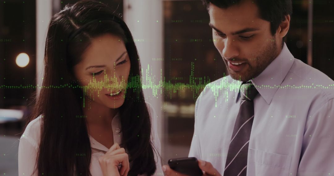 Financial Data Analysis by Business Professionals in Office