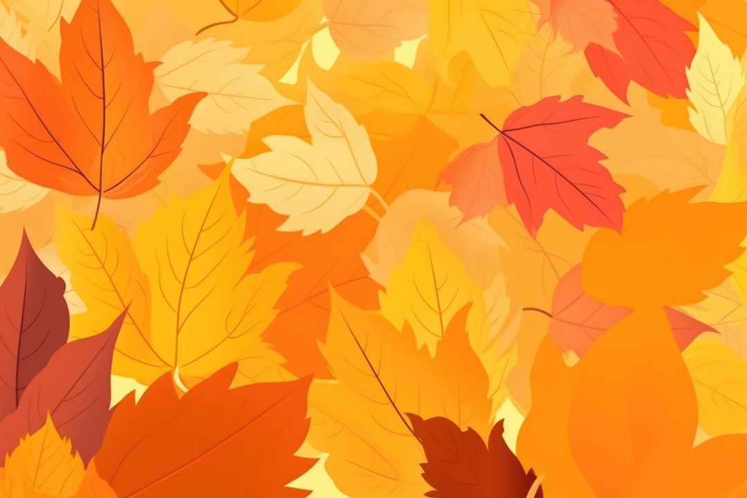 Close up of multi coloured autumn leaves background, created using generative ai technology - Free Images, Stock Photos and Pictures on Pikwizard.com