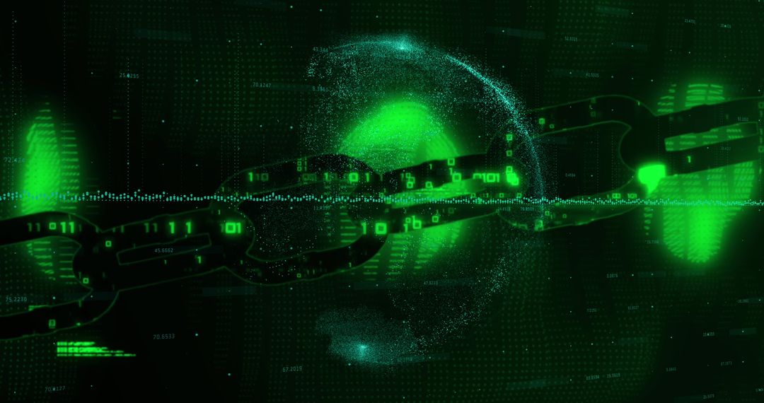 Glowing Green Blockchain for Online Security and Global Finance