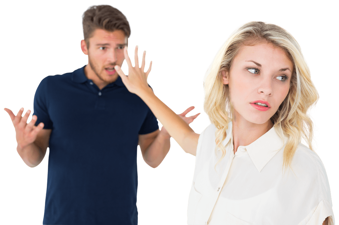 Transparent Couple Argument with Romantic Conflict