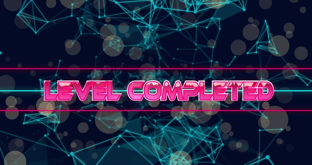 Level Completed Game Interface with Technological connections