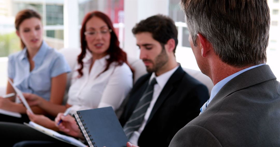 Team Colleagues Gathered for Professional Development Discussion