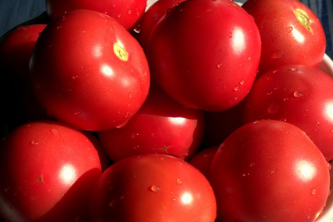 Full Frame Shot of Red Tomatoes - Free Images, Stock Photos and Pictures on Pikwizard.com