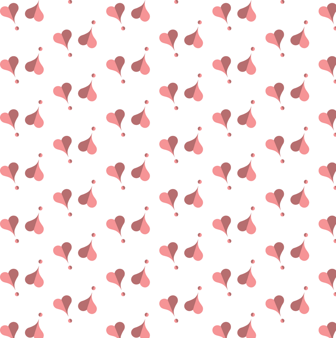 Pink Hearts Pattern on Transparent Background for Design Projects - Download Free Stock Images Pikwizard.com