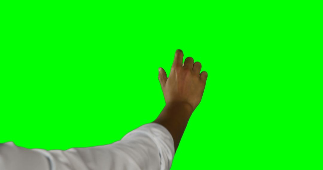 Hand Reaching Out with Green Screen Background - Free Images, Stock Photos and Pictures on Pikwizard.com