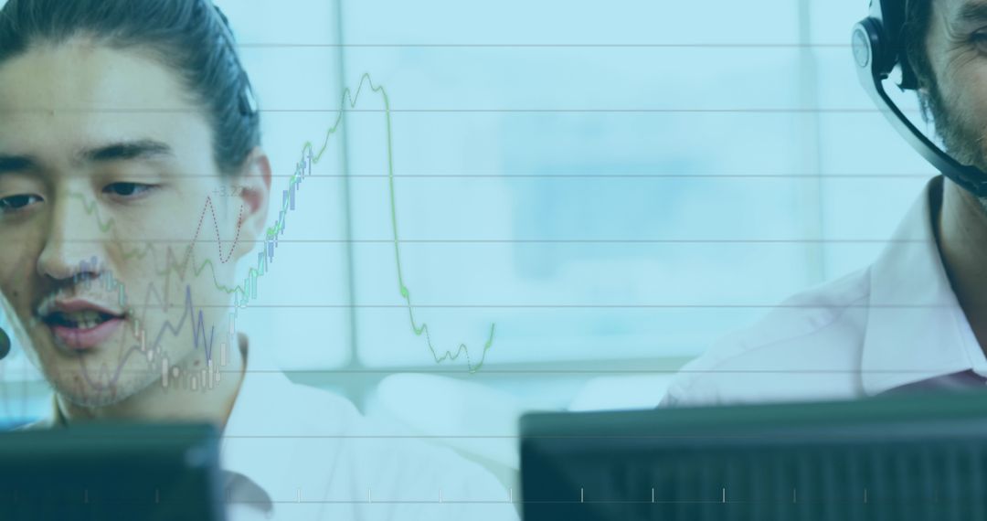 Financial Consultants Analyzing Business Data