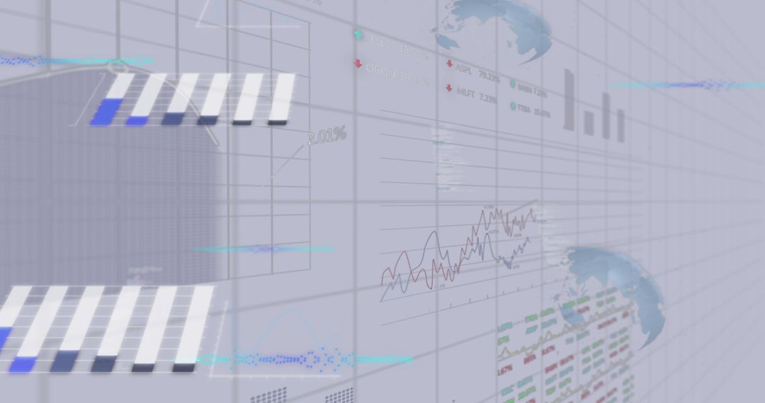 Digital Financial Data Processing and Global Statistics Visualization