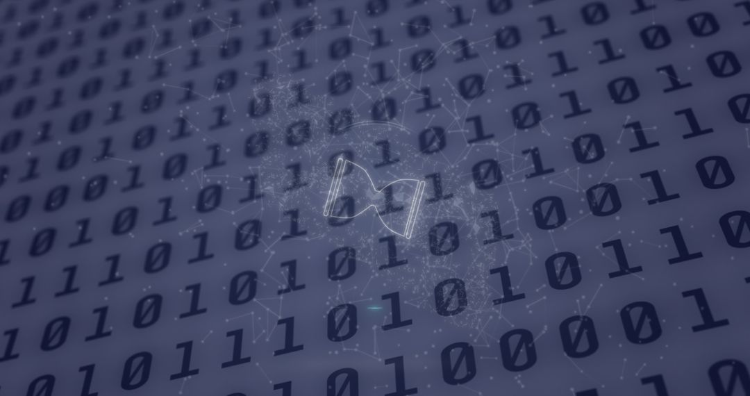 Hourglass overlapping binary code matrix with tech network node