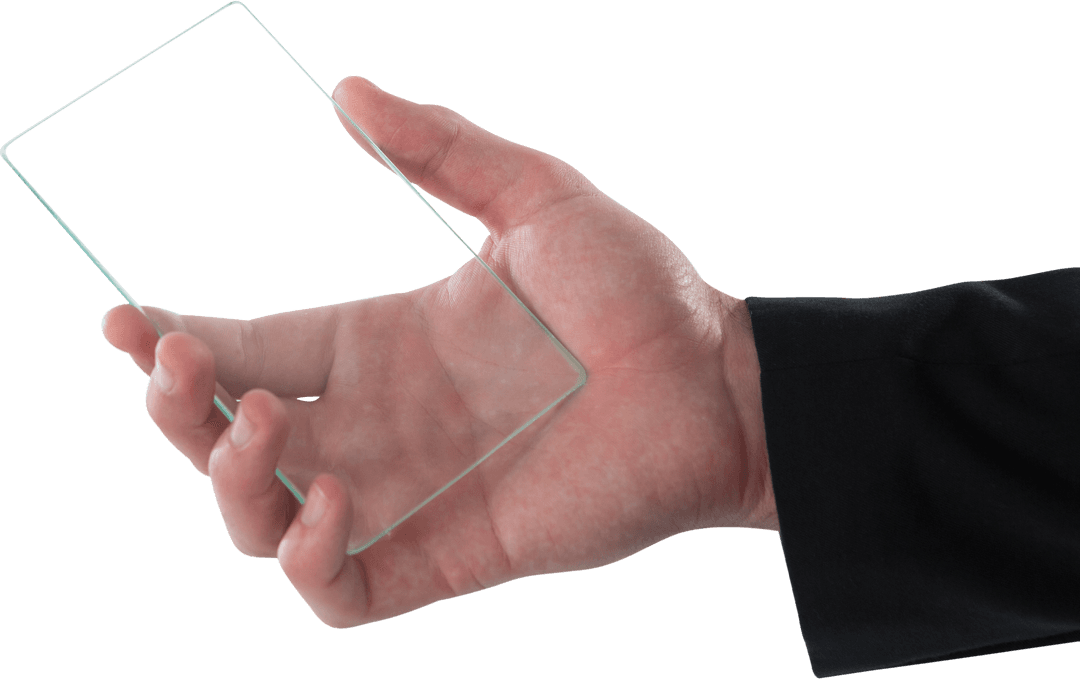 Transparent Futuristic Touchscreen Device