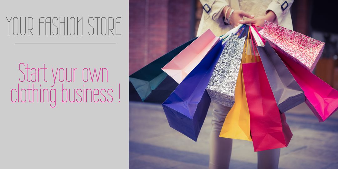 Launching Your Fashion Store with Vibrant Shopping Bags Design