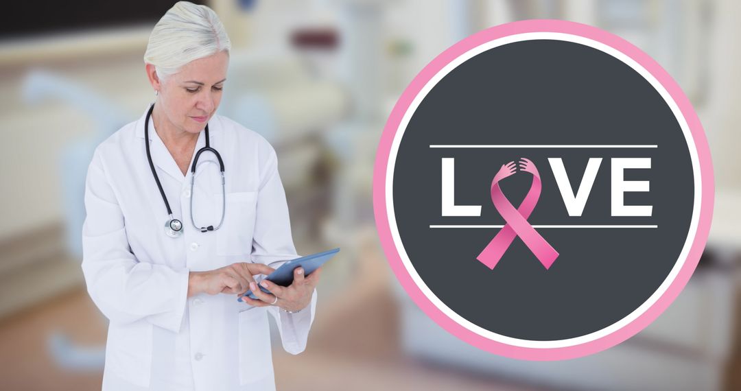 Breast Cancer Awareness with Doctor Using Tablet Technology