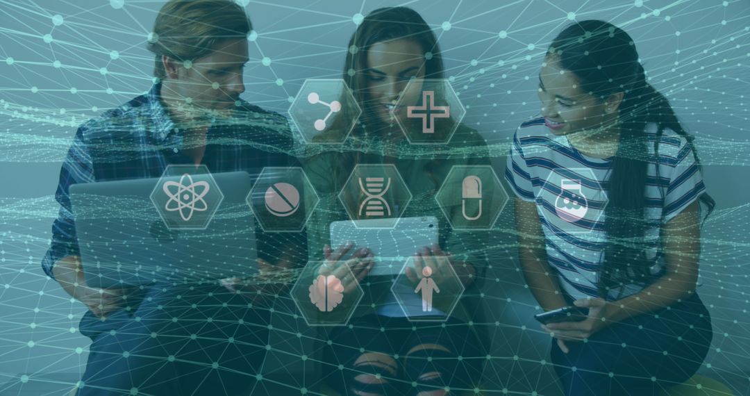 Team Utilizing Digital Health Technology with Network Holograms