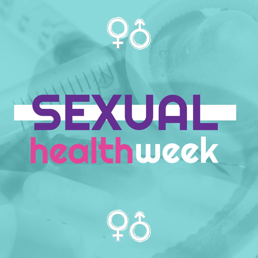 Sexual Health Week Promotion Banner with Symbols