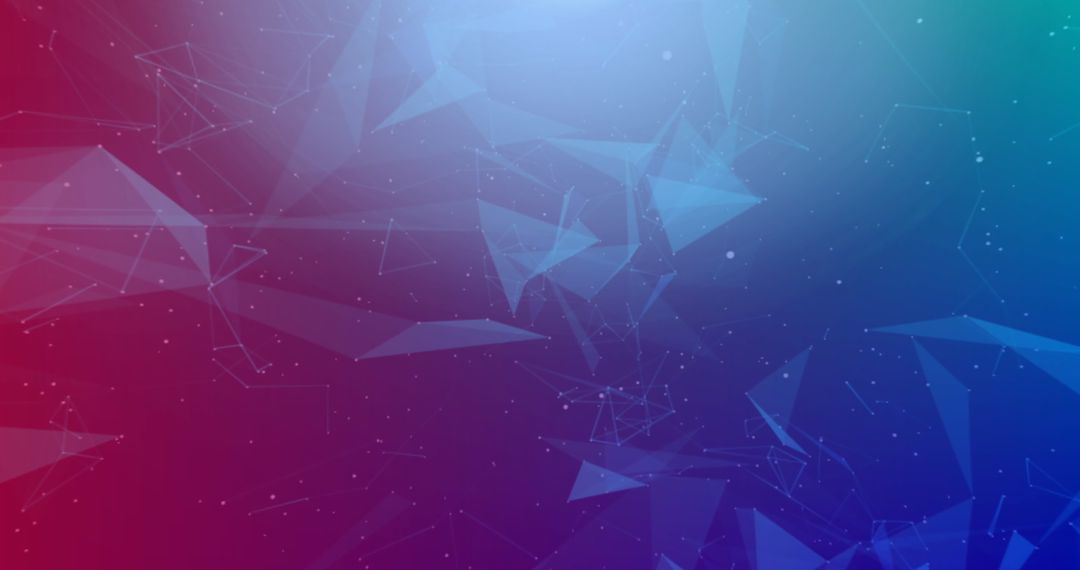 Digital Networks Simulating Global Connections on Gradient Background