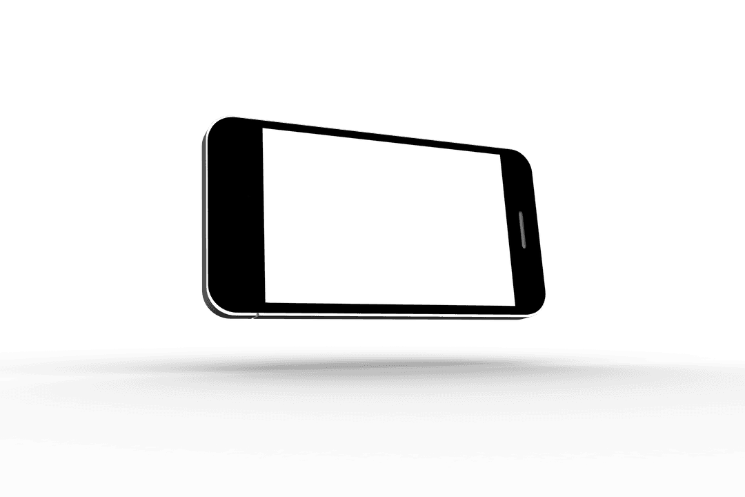 Floating Smartphone with Copy Space on Transparent Background - Download Free Stock Images Pikwizard.com