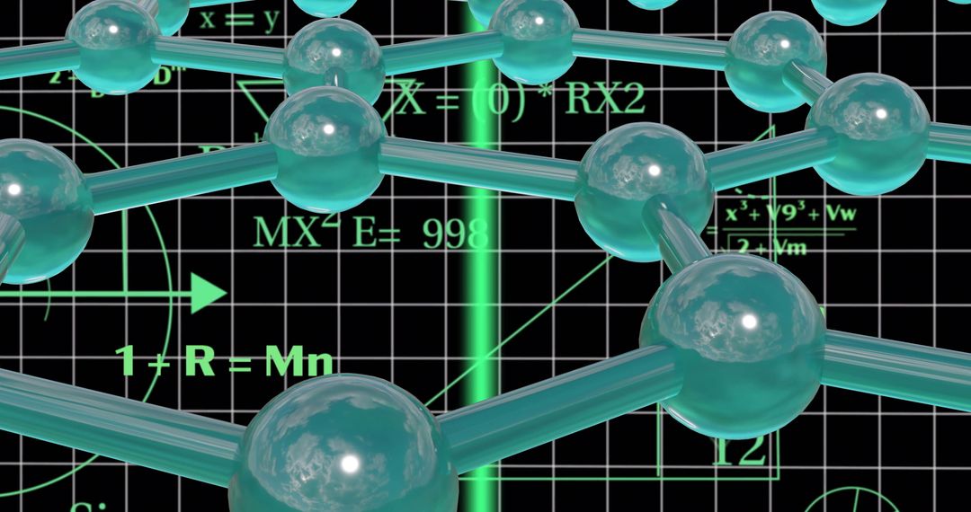 Molecular Structure and Mathematical Equations in Scientific Research