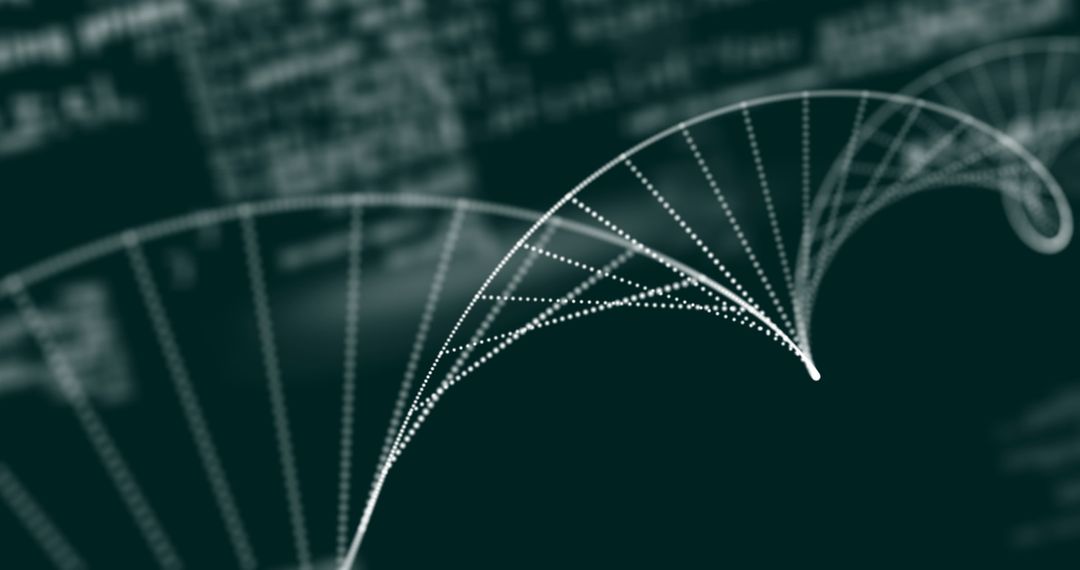 abstract dna strand and binary code background - Free Images, Stock Photos and Pictures on Pikwizard.com
