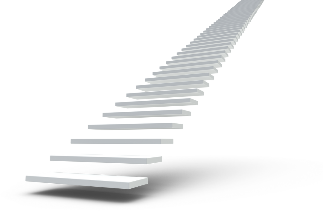 Transparent White Steps Ascending Concept Background High Resolution - Download Free Stock Images Pikwizard.com