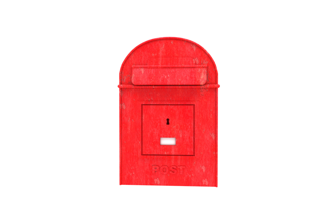 Illustration of Red Mailbox on Transparent Background - Download Free Stock Images Pikwizard.com