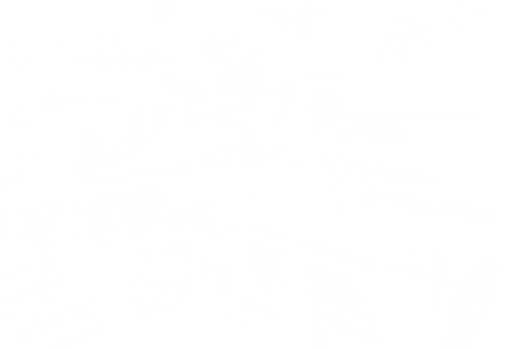 Transparent Overlay of Mathematical Formulas Set Against Clear Background
