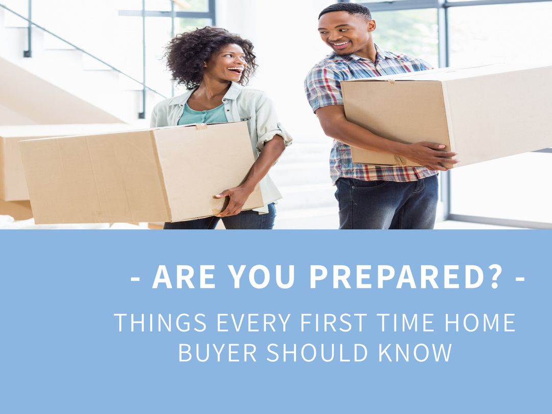 Happy Couple Carrying Moving Boxes in New Home
