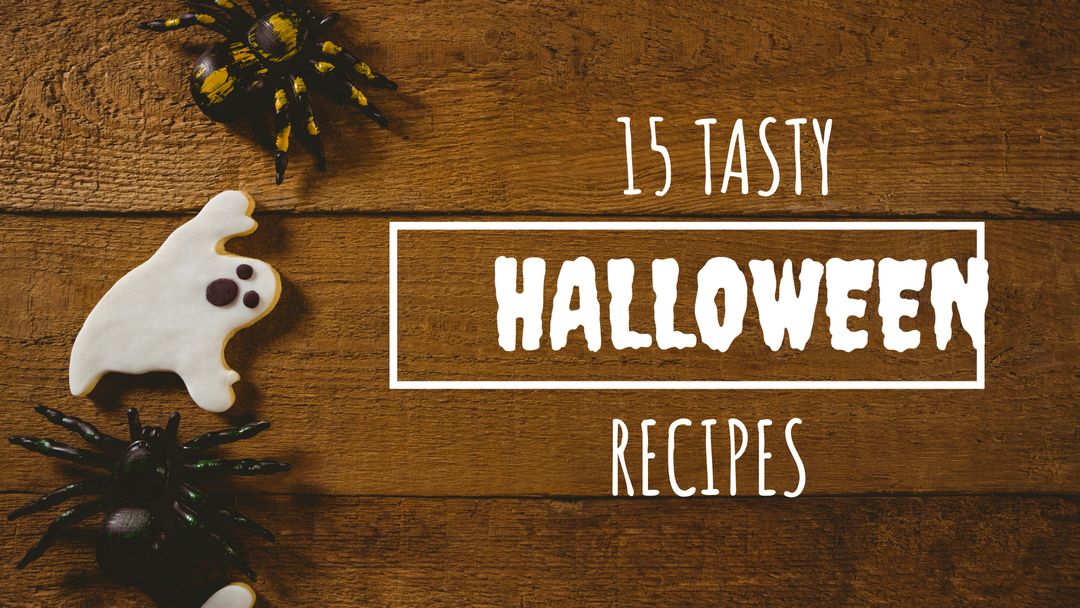Tasty Halloween Recipes with Festive Ghost Cookies and Spooky Spiders