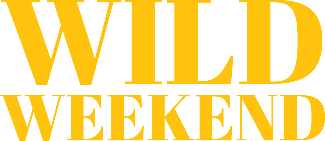 Wild Weekend Bold Text on Transparent Background