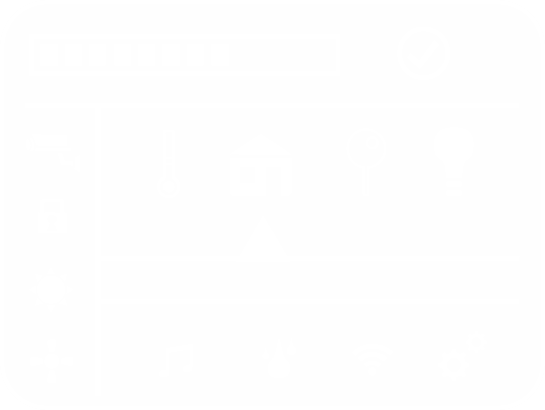 Minimal Transparent Icon Set with Technology Focus