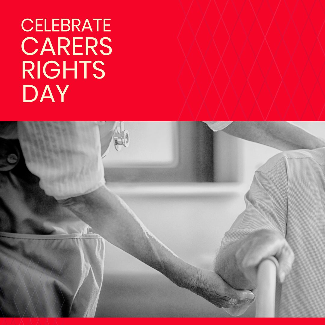 Carers Rights Day Concept with Senior Man and Caregiver
