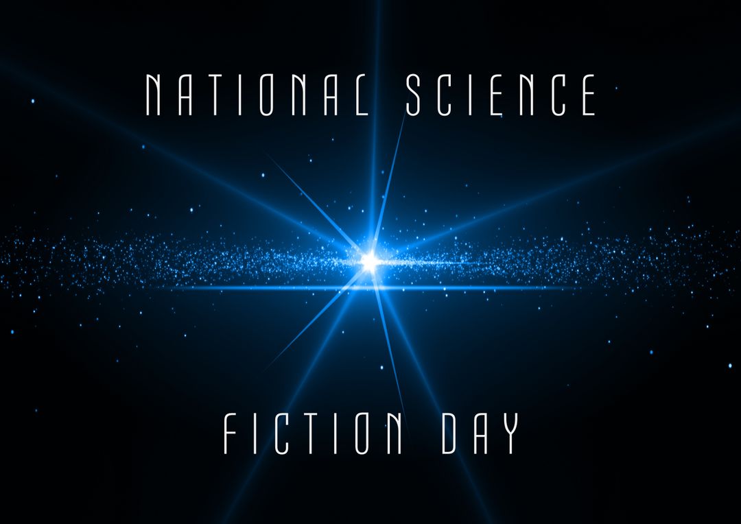 National Science Fiction Day Starry Background - Free Images, Stock Photos and Pictures on Pikwizard.com