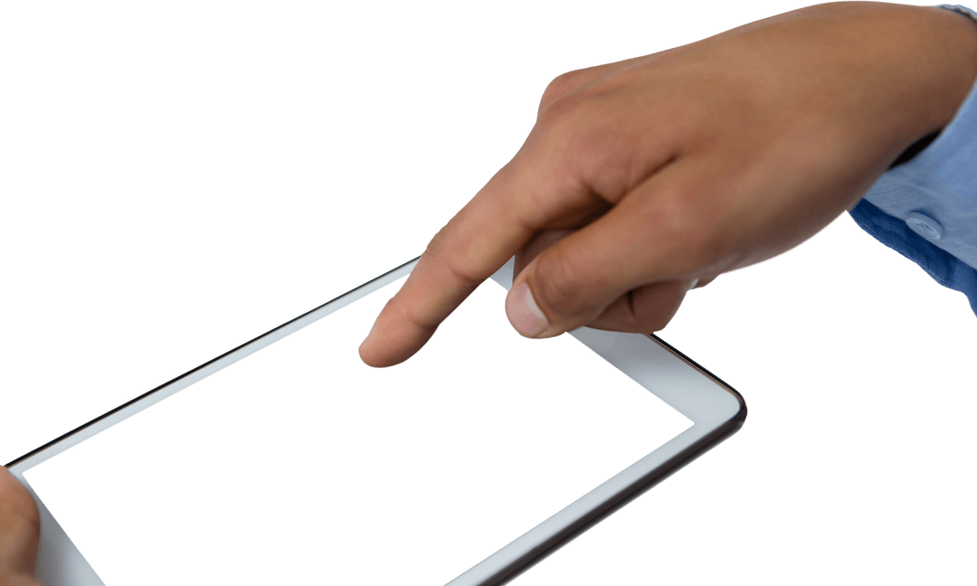 Transparent Display of Businessman Using Tablet for Precision - Download Free Stock Images Pikwizard.com