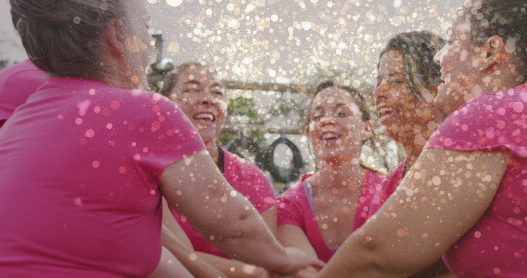 Diverse Women Collaborating on Obstacle Course Challenge