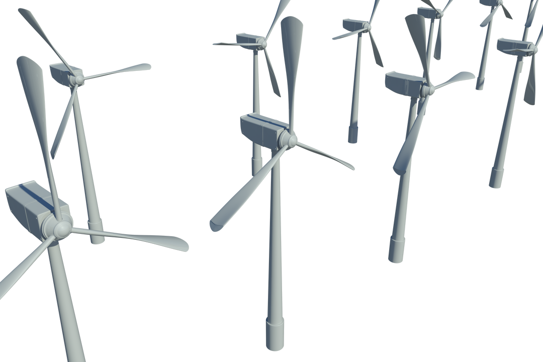 Transparent PNG Illustration of Wind Turbines, Renewable Energy Graphic - Download Free Stock Images Pikwizard.com