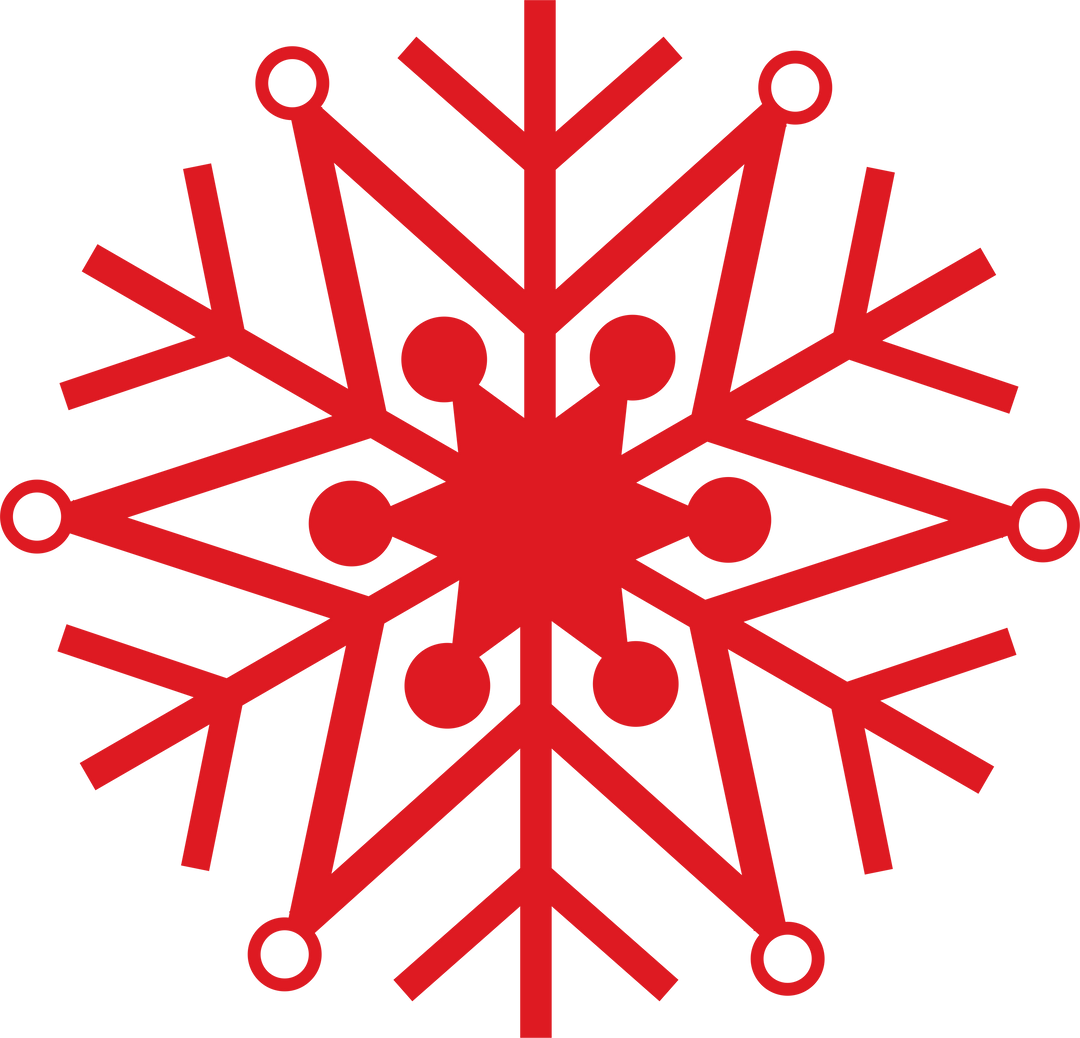 Red Snowflake on Transparent Background Winter Icon Concept - Download Free Stock Images Pikwizard.com