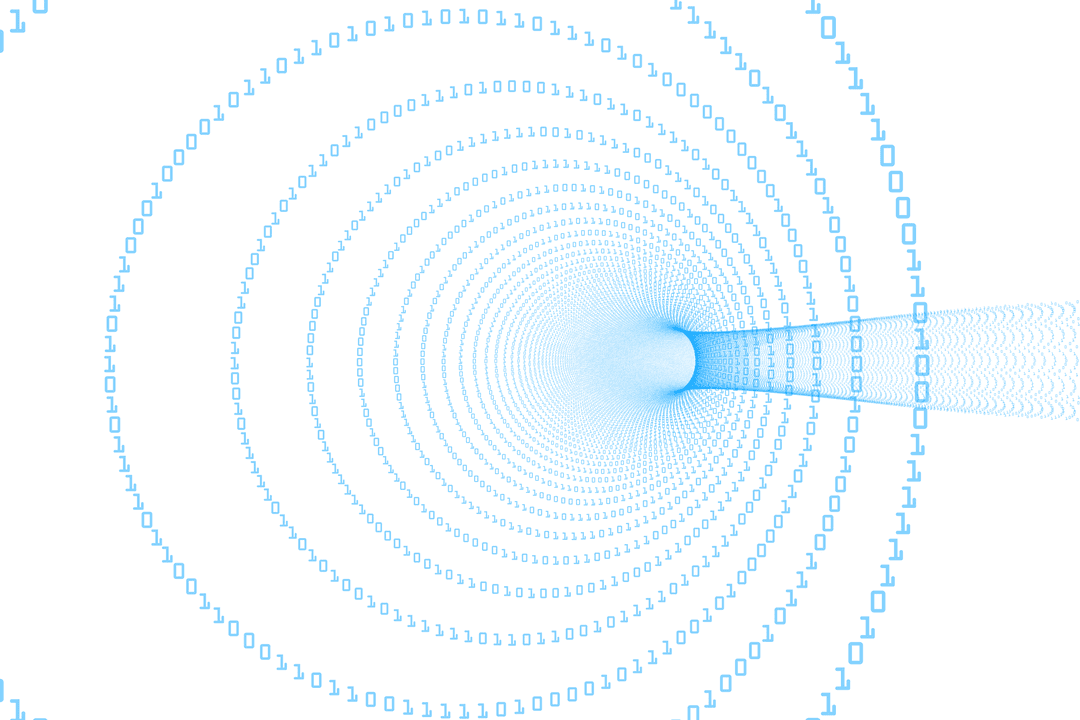 Transparent Binary-Coded Vortex Digital Illustration - Download Free Stock Images Pikwizard.com