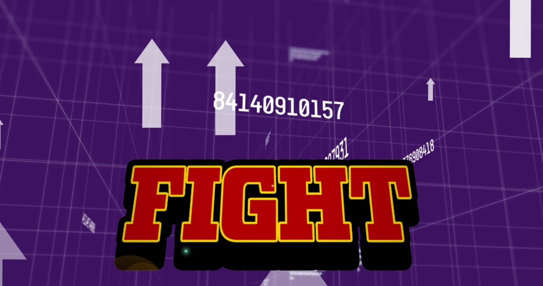 Dynamic Futuristic Interface with Bold Text Headline