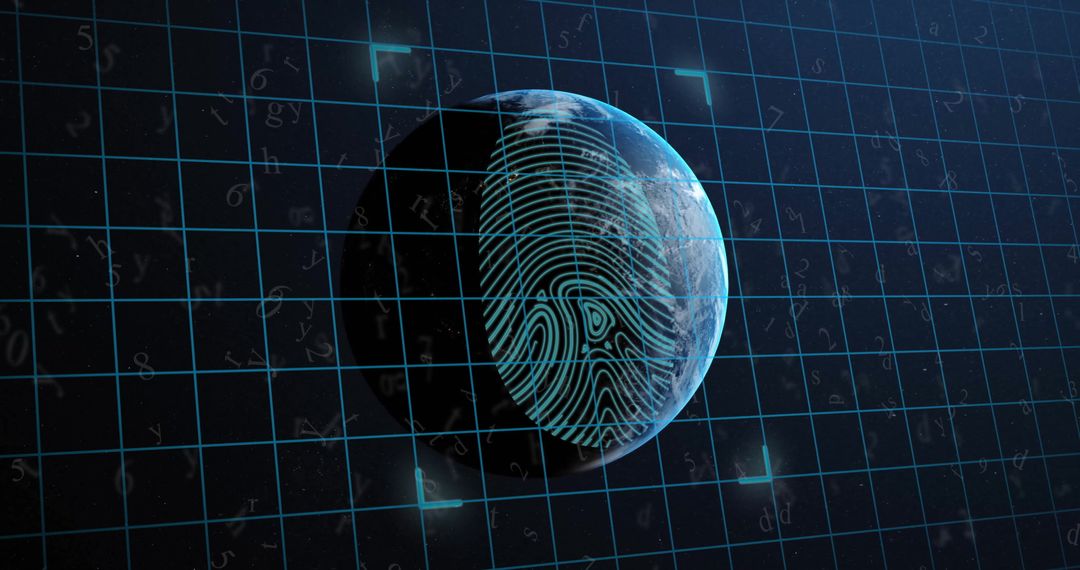 Biometric Fingerprint with Global Connections Conceptual Design