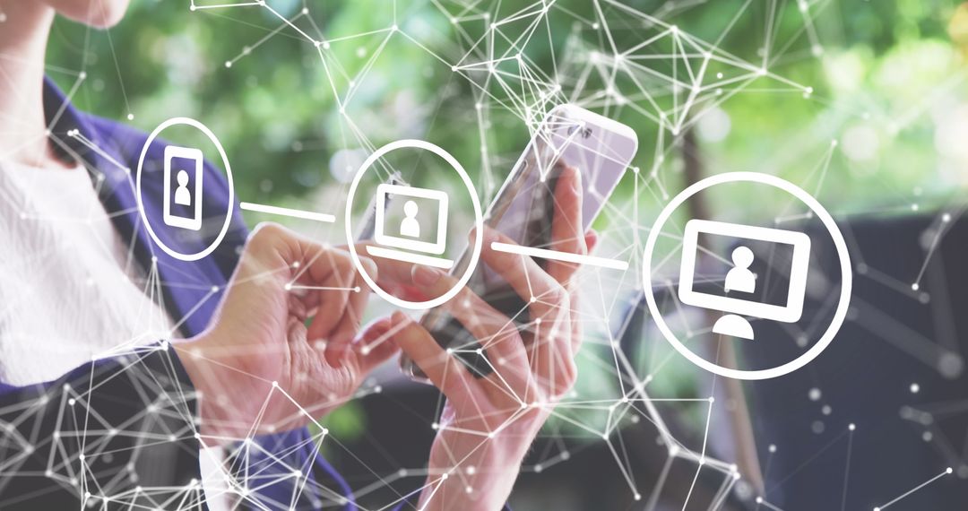 Digital Networking Through Smartphone in Nature Setting