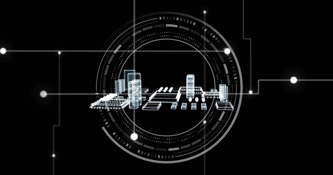 Global data processing and ai technology inspired digital globe