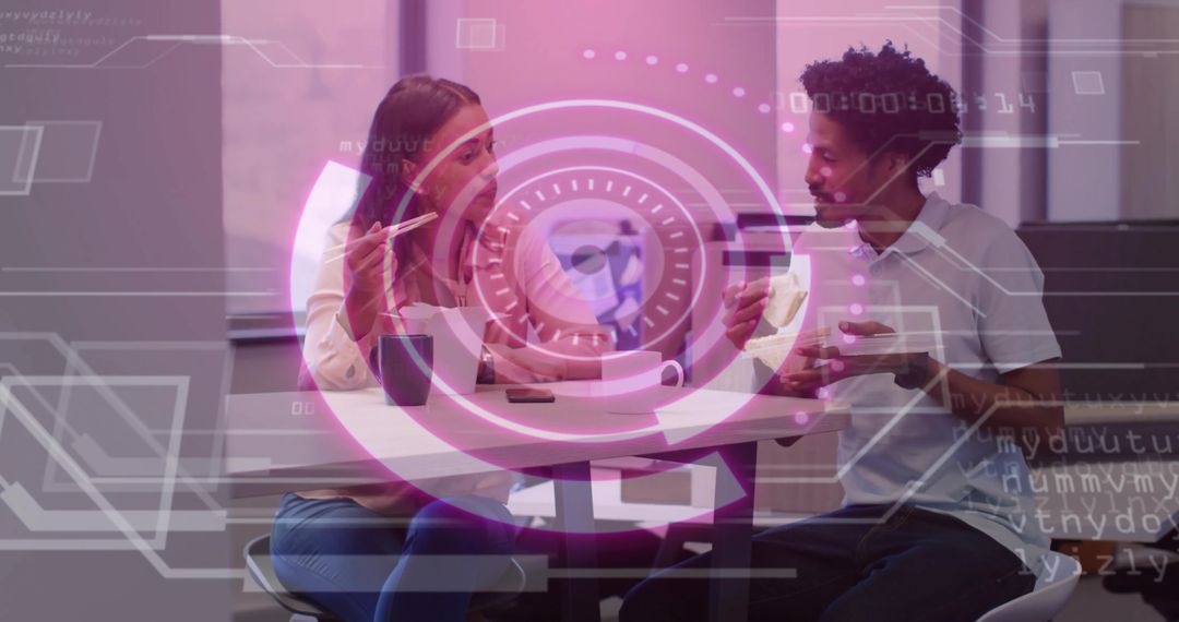 Multicultural Colleagues Discussing Innovative Digital Technology