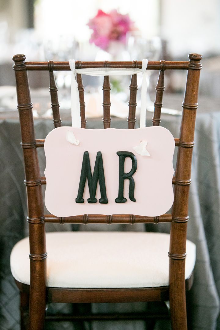 Wedding Reception Chair with 'Mr' Sign Decoration - Free Images, Stock Photos and Pictures on Pikwizard.com