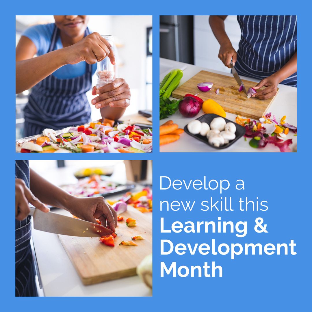 Women Engaged in Cooking for Learning & Development Month