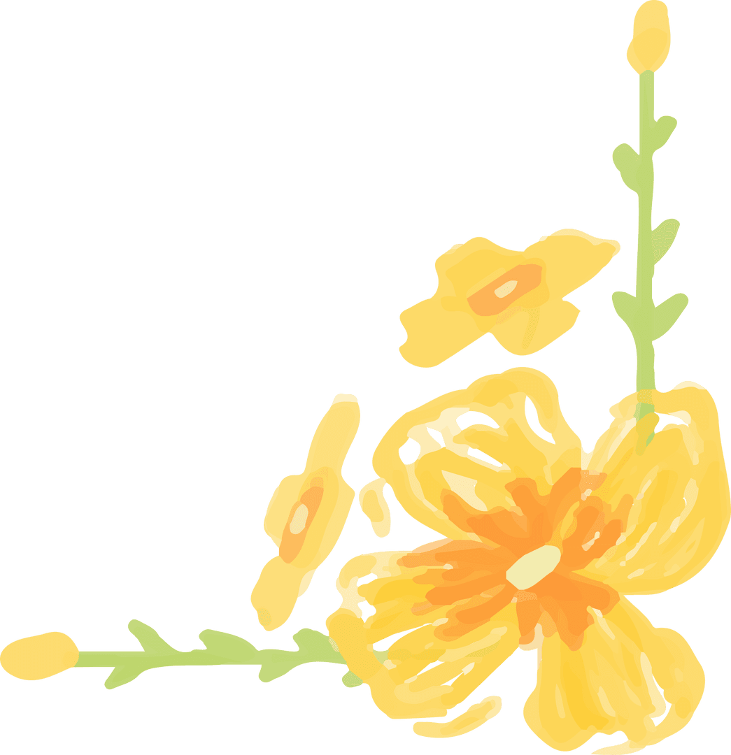 Vibrant Flower Cluster on Transparent Background for Nature Designs