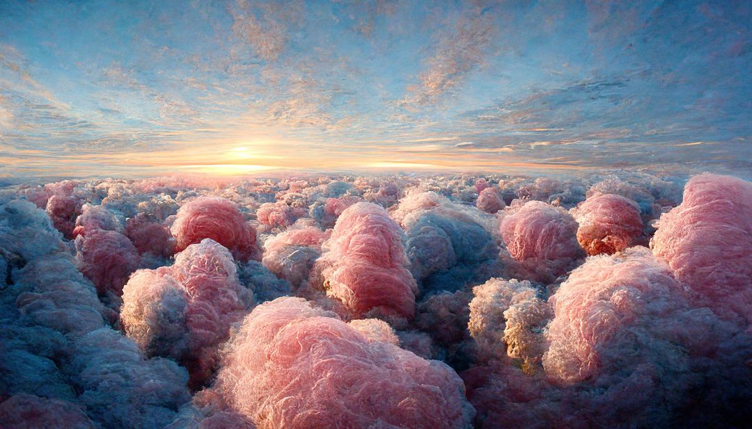 Surreal Pink Clouds at Sunrise - Free Images, Stock Photos and Pictures on Pikwizard.com