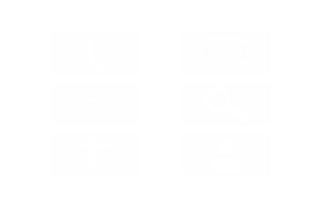 Transparent Social Media and Technology Icon Set
